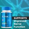 Alphacur Advanced Nerve Support Formula Maximum Strength Vitamin 120 Capsules