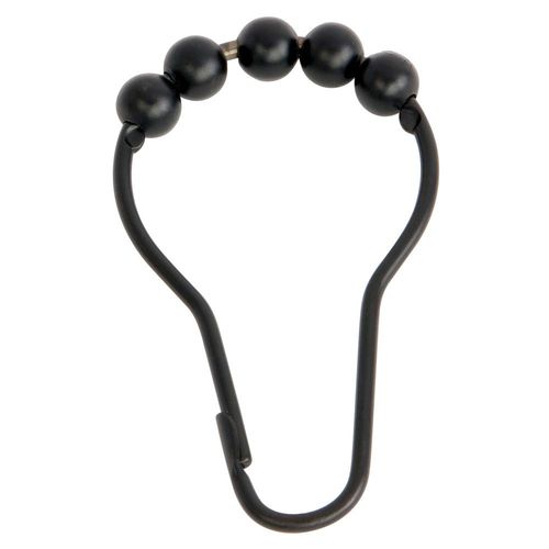 Kingston Brass SRCR125 Roller Ball Shower Curtain Rings, Oil Rubbed Bronze, 2.81 x 1.56 x 0.31 (12Pcs/Set)