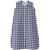 Halo SleepSack, 100% Cotton, Buffalo Check, Navy, Large