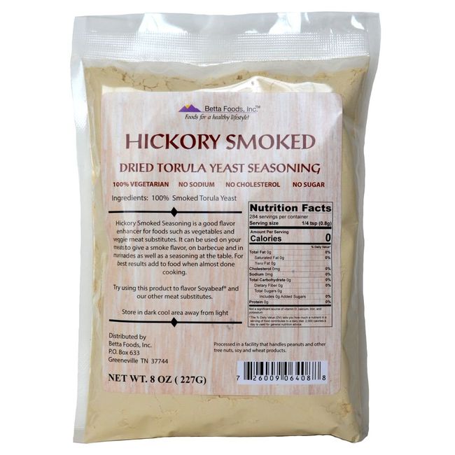 Hickory Smoked Dried Torula Yeast Seasoning (8 ounce)