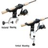 Brocraft Power Lock Fully Adjustable Rod Holder with Aluminum Large Opening Clamp / Jon Boat Rod Holder / Clamp On Rod Holder
