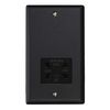 Varilight Dual Voltage Shaver Socket 230V/115V Matt Black