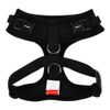 Authentic Puppia RiteFit Harness with Adjustable Neck, Black, Medium