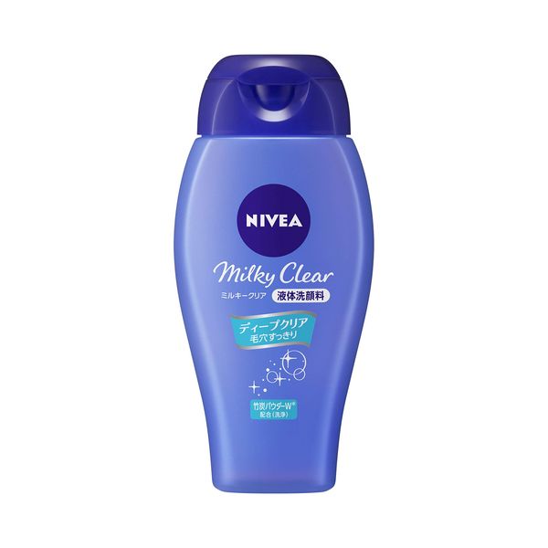nivea milky clear face wash deep clear main unit
