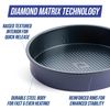 Blue Diamond Bakeware 23cm Round Non-Stick Cake Tin, Blue