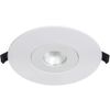 Luceco Flat Profile Bezel for FType Downlights, 95mm – 165 mm Diameter, Matt White