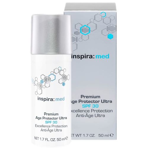 inspira: cosmetics Med Premium Anti-Ageing Protection Against UV Rays, Reduces Existing Age Spots, 50 ml