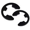 CONPHERON Manganstahl E-Clip Externe Haltering Snap Intern Sicherungsring 7mm, 100 pcs