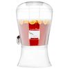 Beverage Dispenser 3 Gallon Unbreakable Acrylic Ice Core Compartment Outdoor Use