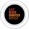 Eat Sleep Robotics Repeat Engineer Technician Innovation PopSockets PopGrip for MagSafe
