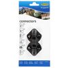 BUNGEE CLIC WALL MOUNTS X 2, Product Range Ring - Bungee Clic Series, Elasticated Cord Fasteners, Hardware - RLS6