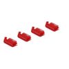 4pcs Red Central Console Air Outlet Vent Decor Adjust Cover for Ford Bronco 21+