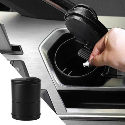 RGOAANC Portable Ashtray with Lid, Smokeless Self-Extinguishing Cigarette Ashtray Cup Holder, Mini Car Trash Can for RV, Travel, Office, Home