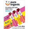 4 PACK - Pure Organic Layered Fruit Bars Variety Pack 28 count