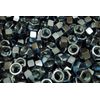 (50) LEFT HAND THREAD 5/8-11 Hex Finish Nuts - Zinc Plated