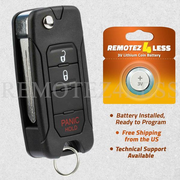 Keyless Entry Remote for 2007 2008 2009 2010 2011 2012 Dodge Nitro Car Flip Key