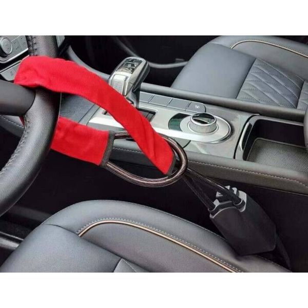 Anti-Theft Steering Wheel Lock  Belt  Device Universal from US