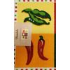 PRINTED KITCHEN RUG (nonskid back)(18"x30") 6 COLORFUL VEGETABLES # 1, Daniel