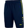 JAKO Herren Trainingsshort Active, schwarz/neongelb, M, 8595