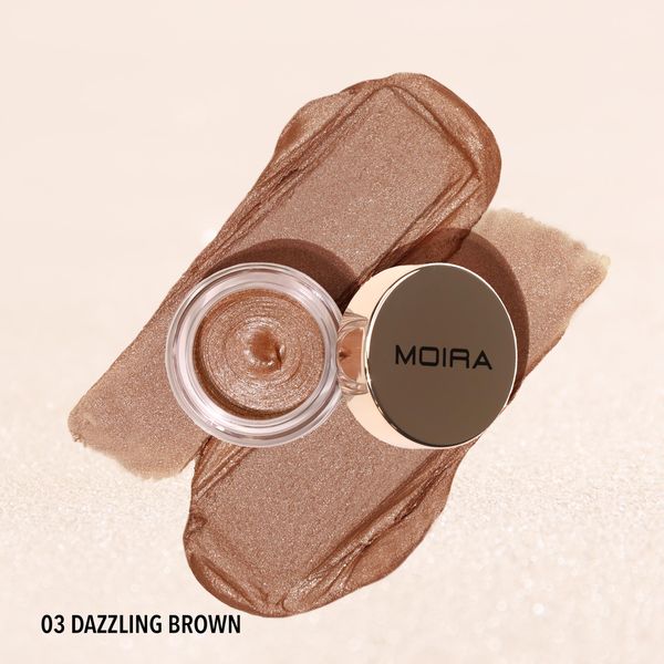 Moira Everlust Shimmer Cream Shadow (003, Dazzling Brown)