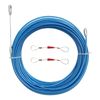 IRSCorp 10m 33 Feet Electrical Fish Tape Wire Puller Kit Through Wall Wire Threader Fish Cable Fastener Stainless Steel Wire Cable Puller Wire Guide Device