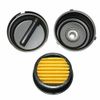 2Pcs 20mm 1/2'' Thread Metal Air Compressor Intake Filter Noise Muffler Silencer
