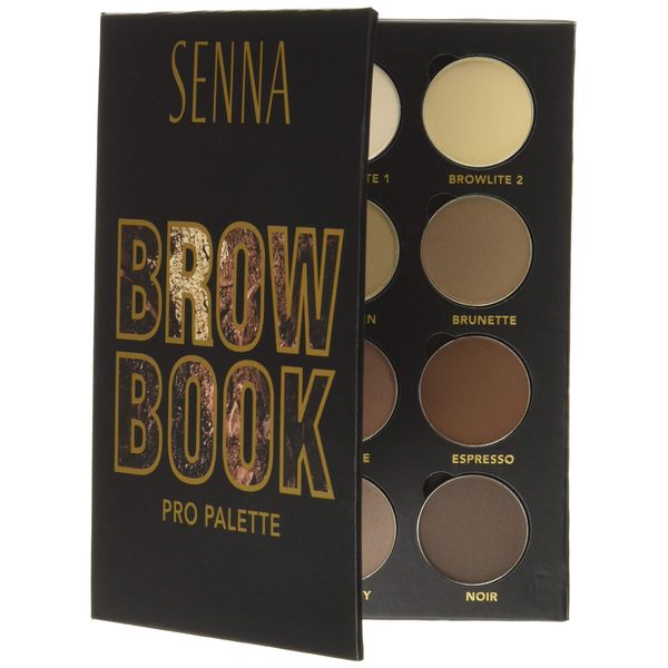 Senna Cosmetics Brow Book Pro Palette, 0.89 Ounce