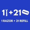 Lovyc Razor with 20 Replacement Shaving Blades – Precision Grooming Kit Men