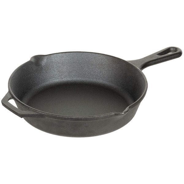 Fox Outdoor Cast Iron Frying Pan with Handle 26cm Diameter