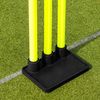 FORTRESS Flexi Cricket Stumps - Rubber Base Cricket Wickets (Junior)