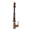 Copper Kitchen Faucet with Pre-Rinse Spring Pull-Down and Towel Bar KF120-C