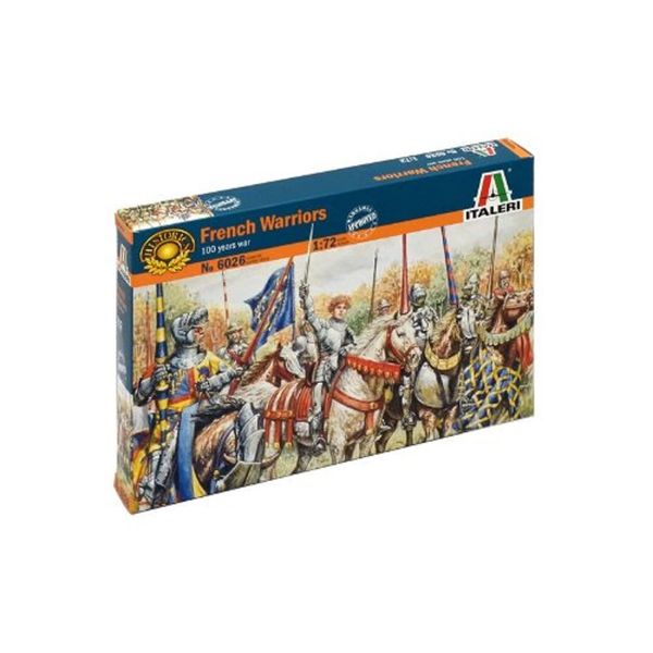 Italeri ITA6026 Franz. Krieger 100 jähriger Krieg People Plastic Model kit, Multicolour, 1/72