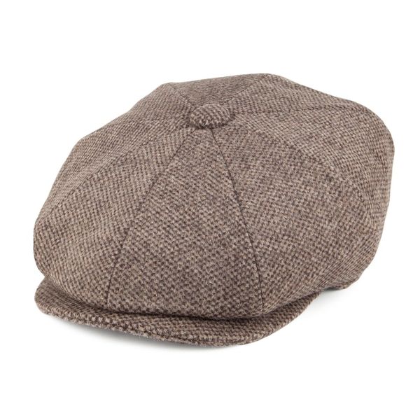 Jaxon & James Gotham Newsboy Cap - Brown X-Large