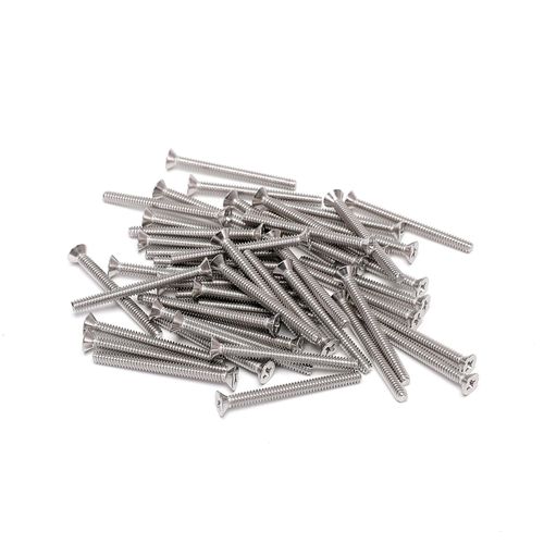 QXSKSLH 6-32 x 2 Inches Extra Long Outlet Screws Long Electrical Outlet Screws Device Mounting Screws Machine Screws Electrical Outlet Extender for Fix Wonky and Sunken Outlets (30 Pieces)
