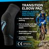 7iDP Transition Elbow/Forearm Pads, Black, Small