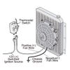 American Volt Adjustable Temperature Electric Radiator Fan Thermostat Sensor Switch Probe Controller Relay Wiring Kit