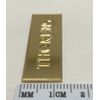 Thorens Turntable  Logo Dust Cover Badge Solid Brass Engraved 124 125 160