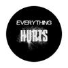 EVERYTHING HURTS - SCHRIFT in WEIß PopSockets mit austauschbarem PopGrip