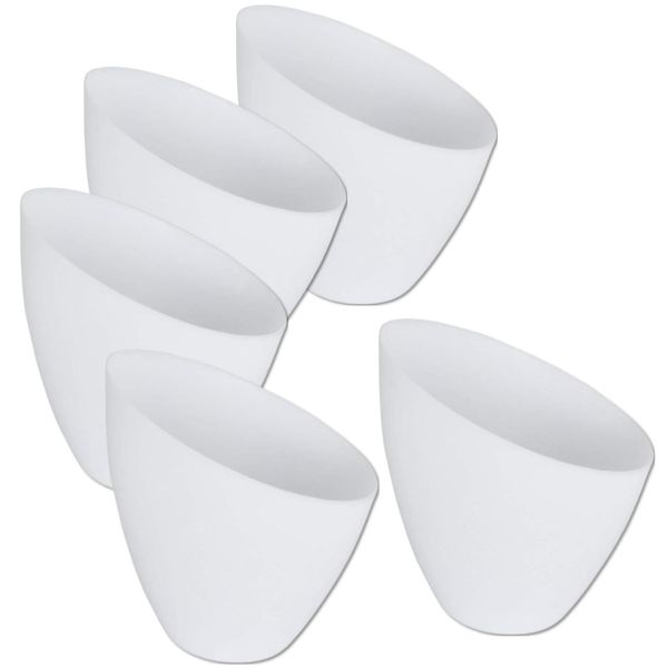 Room Basics 5-Set Acrylic Shades (Frosted White Extra - thick version)