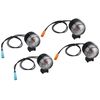 Kitaco 830-1137910 Turn Signal Kit, Monkey Warens Mini, Black/Clear