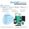 On Call Express Diabetes Testing Kit- Blood Glucose Meter, 10 Blood Test Strips, 1 Lancing Device, 30g Lancets, Control Solution, Carrying Case, Log Book, Black