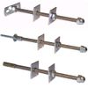 Cast Iron Radiator Stay/Bracket/Tie/Retainer/Fixing (Threaded, White)