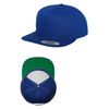 Flexfit Klassische 5-Panel Unisex Snapback Cap, Schwarz/Schwarz, Einheitsgröße