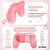 FASTSNAIL Grips Compatible with Switch Controller&OLED Model for JoyCon, Wear-resistant Handle Kit for Switch Controller&OLED Model for JoyCons, 2 Pack with 6 Thumb Grips (Matte Pink)
