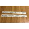 Featherlite Aluminum Trailer Decals (Set 2) Black 40” Replacement Stickers Kit