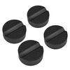 Sealey Universal Pinch Weld Jacking Pad Set - JP28, Black