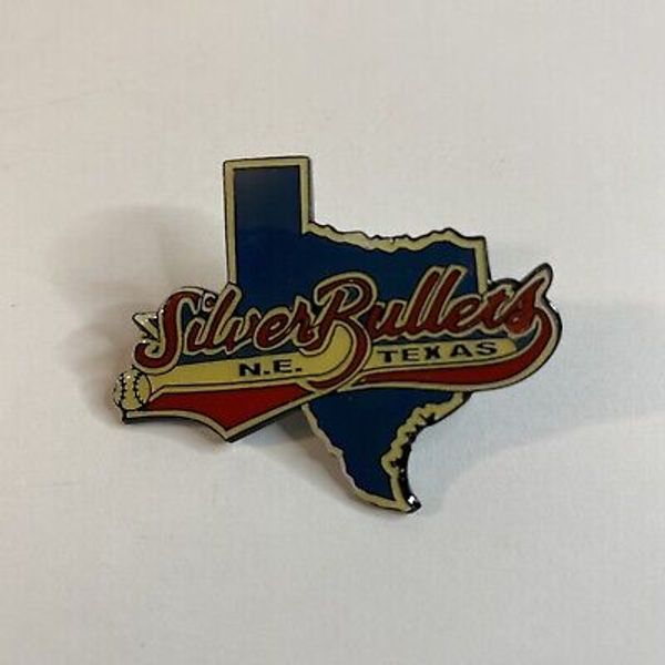 Silver Bullets NE Texas Tx Fastpitch Softball Collectible Trading Hat Lapel Pin