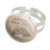 Personalized Custom 1 Line Dog Memorial Silver Plated Adjustable Novelty Ring