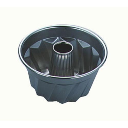 Tiger Crown Cake Pan, Silver, 5.6 x 3.2 inches (142 x 82 mm), Small Kuglof Shape, Steel, Chrome Plated 959