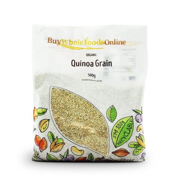 Organic Quinoa Grain 500g (BWFO) Popular Protein Rich Grain Great for a Healthy Lifestyle